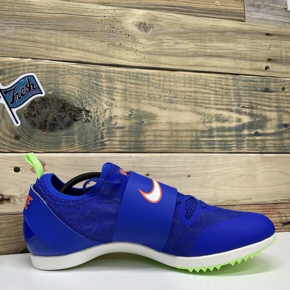 Nike Pole Vault Elite Jumping Athletic Track & Field Spikes Men’s Size 12.5 Blue - Picture 6 of 12
